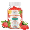 Astaksantyna 12 mg Suplementy Gummie: Suplement przeciwutleniający do wsparcia oka, skóry, stawów i układu immunologicznego Zdrowie Non-GMO & Gluten- Free (60 Gummies)