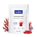 Astaksantyna 12 mg Suplementy, 120 Softgel, Max Siła Astaksantyna Suplementy przeciwutleniające Formularz świeże mikroalgi, 4 Dostawa miesiąc, Podpory oka, Skóra, Joint, Mózg, Serce i system immunologiczny Zdrowie, 1 Torba