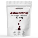 Astaksantyna Suplement z 12 mg Haemococcus Pluvialis Softgels - Wysoka potencja przeciwutleniacz wsparcia dla oka, immunologicznego i skóry zdrowia, Algae Based Formuły, 120 Softgels (4- Month Supply)