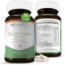Symetria glutationu: 124; suplement Glutationu: 124; przeciwutleniacze i suplement detoksykacji: 124; naturalne wsparcie komórkowe: 124; all- naturalne, wegańskie, nie- GMO, 120 kapsli