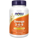Teraz żywności Suplementy, Omega 3- 6- 9 1000 mg z mieszanką nasion Flax, Prymasa wieczorna, Canola, Czarna Porzeczka i Oleje z nasion dyni, 100 Softgels
