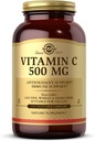 Solgar Witamina C 500 mg, 250 Kapsułki roślinne - Przeciwutleniacz i wsparcie immunologiczne - Ogólny Zdrowie - Wspiera zdrową skórę i połączenia - Non-GMO, Wegan, Gluten Free, Kosher - 250 Sługi