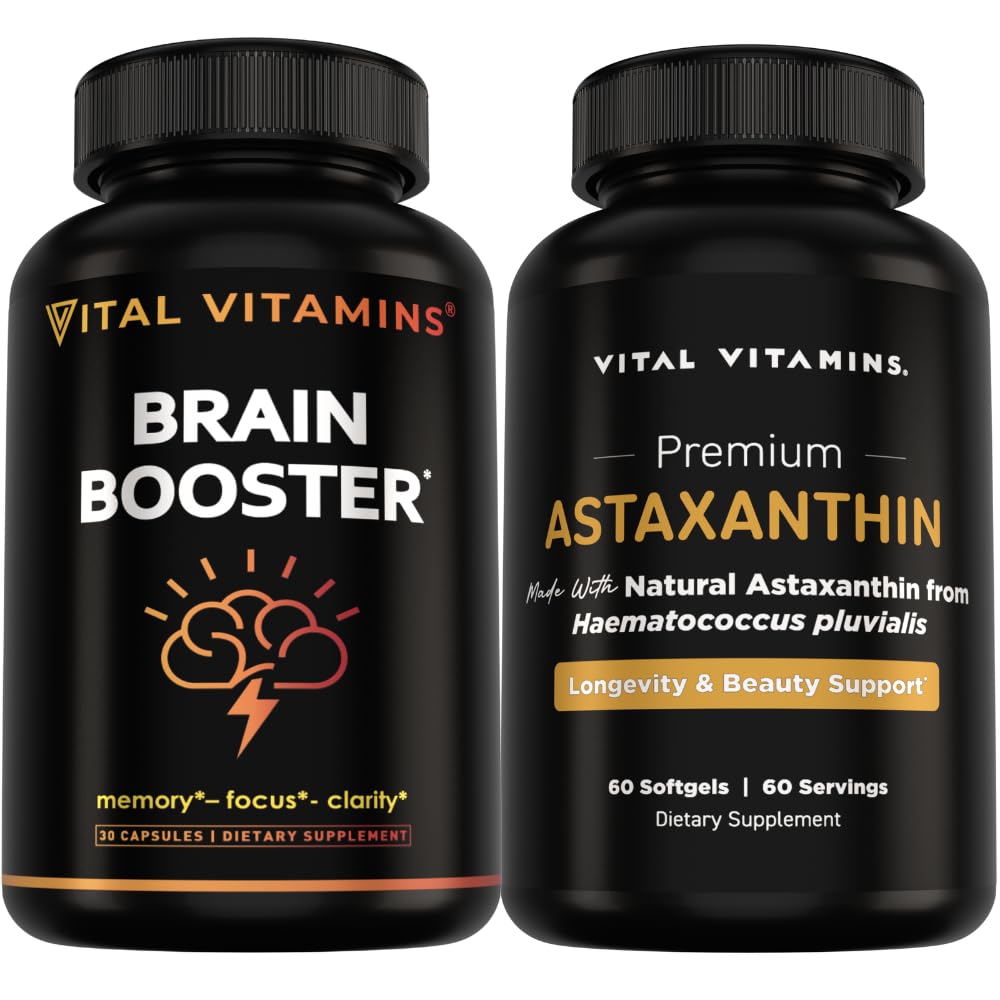 Vital Vitamin Brain Booster 30 ct + Astaksantyna 60 ct