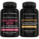 Witaminy Vital Pure Hialuronic Acid 60 ct + Astaksantyna 60 ct