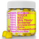 Gummie bez cukru Gummie z chromem Pikolinian TUDCA NAC Organic Ceylon Cynamon Milk Thistle Berberine 124; Kapsułki w proszku Suplementy Alt Gummee 124; Bile Salts N- Acetyl- L- Cysteina Biotin N- Acetylcysteina