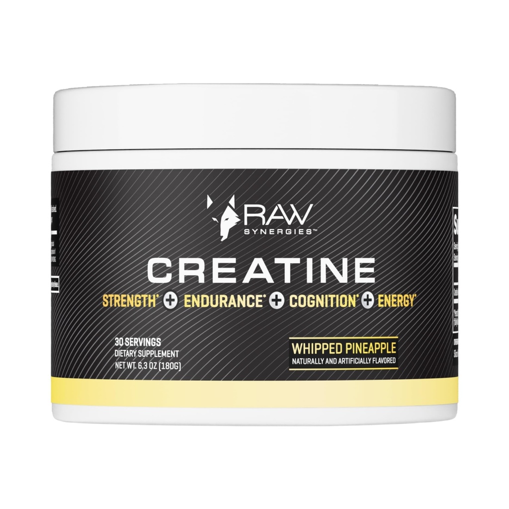 RAW Synergie Kreatyna Whipped Ananas 30 serv