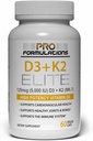 Preferencje MD D3 + K2 Elite - Witamina D3 + Witamina K2 - 60 Day Supply - Wysoka moc, Biodostępny MK- 7