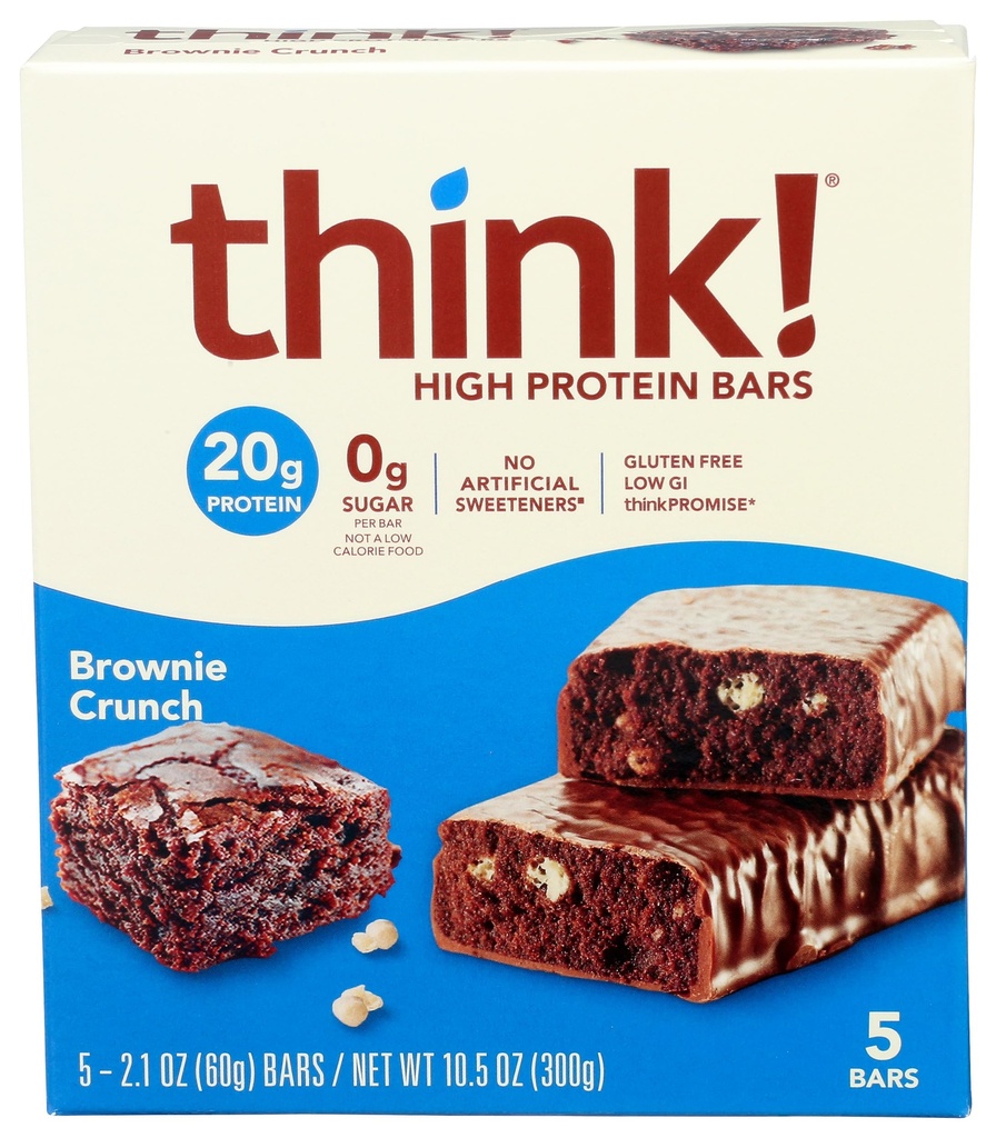 Glanbia Performance Thinkthin Wysokie bary białkowe, Brownie Crunch, 5