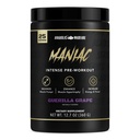 Anaboliczne Warfare Black Series Maniac, Pre- Workout Powder, Wspiera tlenek azotu, Pompy mięśniowe i Synteza protein * Guerilla Grape
