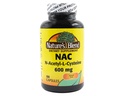 Natural 's Blend NAC Supplement N- Acetylo- L- Cysteina 600mg 100 Kapsułki - Wsparcie immunologiczne, Przeciwutleniacz dla zdrowia komórkowego