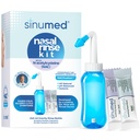 Sinus Rinse, 60PK Nasal Rinse Packets with NAC and Saline, Gravity Rinse Bottle, Alternative to Neti Pot, Helps with Allergy, Congestion, Cold Symptoms (Gravity Bottle with NAC 60PK)