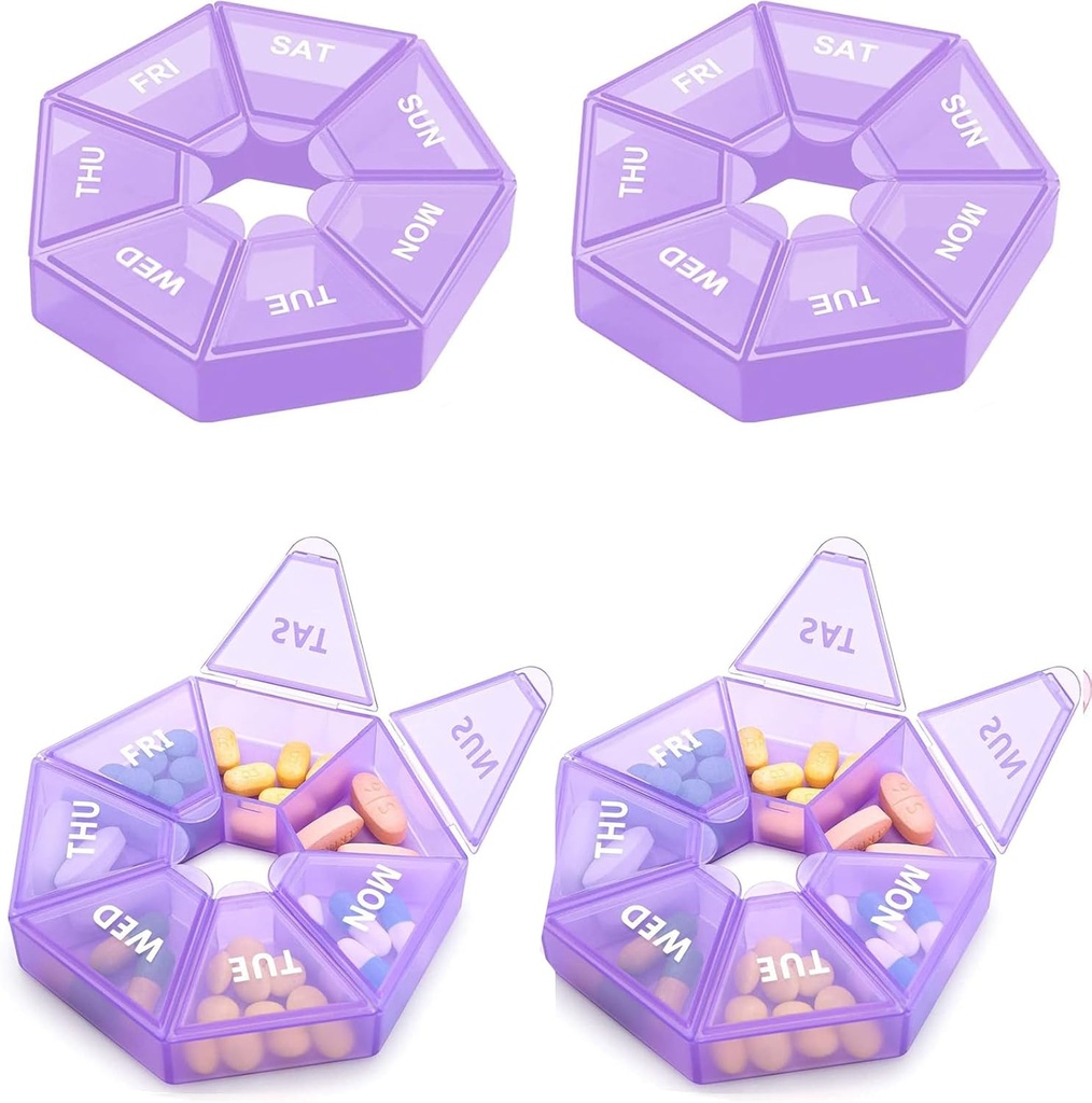 Tygodnik Pill Organizator Duży 7 dzień Pill Box Organizator Codzienne leczenie Case for Witamina Fish Oil Pills Suplementy Artretitis Przyjazny