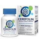 Cerefolin Brain Wellness, ukierunkowane Nutrition for Cognitive Support, Poprawia pamięć, Focus & Concentration, L- Methylfolate, NAC, B12, Neurolog Recommended (30 Count)