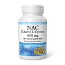 Naturalne czynniki N- Acetyl- L- Cysteina 600 mg - Podtrzymuje zdrową wątrobę i płuca - Antyoksydant Supplement Supplement Supports Immune System Health - 60 Kapsułki wegetariańskie (60 Servings)