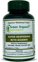 Green Organic Supplements Hesperidin, Diosmin, Narangin, Unique Formula (Made Hand, Non-GMO, Vegan, & Gluten Free) (Single)