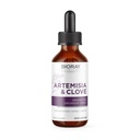 BIORAY Professional Artemisia & Clive - 2 fl oz - Niechciany Organizm Usuwanie z grzybów leczniczych - Non-GMO, Wegetarianin, Gluten Free