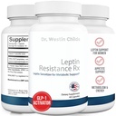 Dr Westin Childs Resistance Rx - Natural Leptin Sensitizer Supplement for Women for Thyroid, Metabolic Health, Vitality, Energy, Focus with Glycosaminoglikans, Witamina C - 60