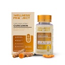 The Wellness Project Turmeric Curcumin with Curcuwin Ultra+ 250mg | Supports Joint, Muscle & Lung Health | for Mobility & Recovery | for Women & Men | 60 Tablets – 2 Month Supply