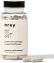 Arey Not Today, Grey Daily Hair Supplement dla kobiet i mężczyzn 124; Slows Grey Hair Growth & Repigment in 3- 6 Months Xion124; Promotes Healthier, Grubsze włosy 124; Biotin, B + D Vitamins Xion124; Vegan & Gluten Free (1 Month)