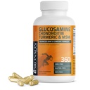 Bronson Glukozamina Chondroitin Turmeric & MSM Zaawansowana formuła joint & chrząstki, Pomaga zdrowe joints, Mobilność i chrząstki - Non-GMO, 360 Kapsułki