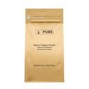 Pure Original Składniki Marine Collagen Proszek (1 lb) Natural & Unflavored, Peptydy białkowe, Resealable Bag