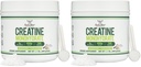 Creatine Monohydrate Powder 1.1lbs (100 Servings of 5 Grams Each) - No Fillers, Vegan Safe, Non-GMO, Gluten Free by Double Wood (Pack of 2)