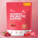 VivoNu Viginal Probiotics for Women, Women Probiotic Gummies, Feminine Balance Gummies, Prebiotic Gummy, Cranberry Probiotics for Woman Vaginal Health, Yeast Ph Balance Balance 124; 60 Gummies