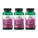 Swanson Green Lipped Mussel (Freeze- Suszony) - New Zealand Joint Health & Mobility Supplement - Natural Formula May Support Heart Health & Digestive Function - (60 kapsułek, 500 mg każdy) (3 opakowania)