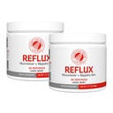 Refluks - Suplement pokarmowy - Każdy tub = 30 Scoops = 30 Służenia - Wsparcie Mucosal dla Acid Issues - z Mucosave FG i Slippery Elm Bark (2 Tuby)