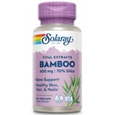 SOLARAY Bamboy Stem Extract 600mg Agregat 124; Zdrowe włosy, Skóra, Nails, Bones & Connective Tissue Support Agregates 124; Nie-GMO, Vegan & Lab Zweryfikowany Agregat 124; 60 Kapy Vega