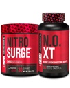 Jacked Factory Nitrosrage Shred Termogenic Pre- Trening w Black Cherry & N.O. XT Azoksyd azotowy Booster dla mężczyzn i kobiet