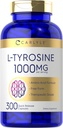 Carlyle L Tyrosine kapsułki 1000mg kapsułki 124; 300 Hrabiego 124; Stopień terapeutyczny kapsułki 124; dla mężczyzn i kobiet 124; Non- GMO & Gluten
