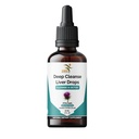 Deep Liver Cleanse płynne krople z mlekiem Tistle, ekstrakt z karczocha, Dandelion Leaf & Kurkumina Turmeric do detox, Naprawa i odporność - Organic, Non-GMO - 2 fl oz butelka