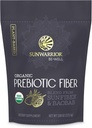 Sunwarrior Fiber Supplement Prebiotic Organic Equipment 124; Vegan Fiber Supplement Plant- Powered Gut Health Booster z Czystymi Składnikami dla Digestive Harmony 124; Vegan & Non-GMO Equipment 124; 8oz Pouch (30 SRV) Be Well
