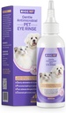 HICC PET Dog Eye Drops 5.1 fl oz Eye Drops for Dogs and Cats - Zalecane leczenie zakażenia oka psa do łagodzenia alergii infekcji, Relieve suche oczy Różowe oczy, Pet Tear Sprzątacz plam