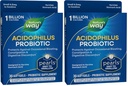 Nature 's Way Acidophilus Probiotic Perły, Popiera Digestive Balance & Gut Health, Reduce Okazjonalne zaparcia i wzdęcia *, 1 Miliard Kultur, 30 Softgels, (Opakowanie 2)