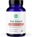 Ora Organic Skin Health Supplement - Sun Damage Support - Promotes Skin 's Natural Defense 124; Wegan przeciwutleniacze Włączając astaksantynę i karotenoidy - 1 Miesiąc dostaw, 60 Kapsułki