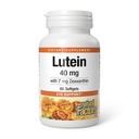 Naturalne czynniki, Luteina 40 mg, Przeciwutleniacze na zdrowe oczy i skórę z Zeaksantyny, 60 Softgels