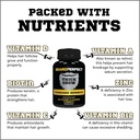 THICKGROW BIGBEARD Gummies - Get a Stronger, Dłuższy, Grubszy Beard Growth Formula dla mężczyzn z Biotin, B12 i 10 + Elite Beard- Building Vitamin Nutrigents 60 Cherry Flavored Gummies!