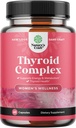 Advanced Thyroid Support for Women with Ashwagandha - Adaptogenetic Thyroid Supplement with L Tyrosine Rhodiola and Astragalus Root - Non-GMO Balancing Herbal Thyroid Energy Supplement Women 's Health