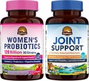 Vitalitown Women 's Probiotic & Joint Support Bundle (Pack of 2) XI124; Women' s Probiotics 120 Billion (Item 1) & Joint Support (Item 2) XI124; Shelf Stable XI124; Joint & Women 's Health XI124; Menopauza