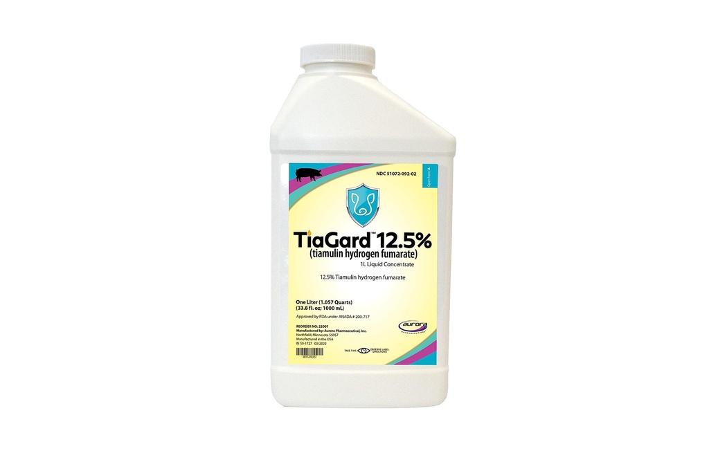 Aurora TiaGard 12,5% Koncentrat płynny, Generic for Denagard, 1L, One Liter