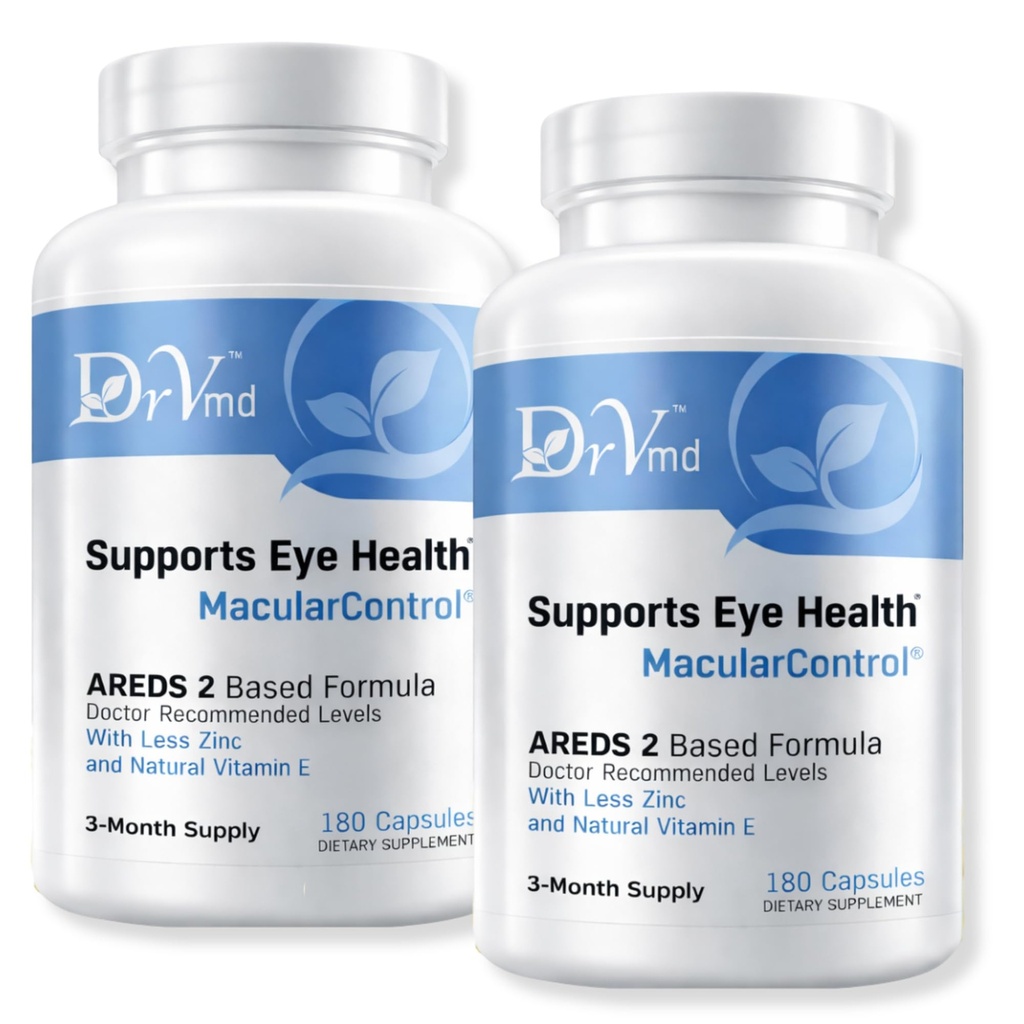 2 Vitaminy do oczu + Luteina 10 mg + Zeaksantyna 2 mg, 25 mg Cynk, Witamina C & Natural E - Doctor Supplement Supplement Eye Supplement (360 kapsułki) 6 Miesiące dostawy
