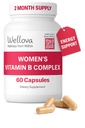 Kobiecy kompleks witaminy B 124; Promotes Energy, Mózg i Serce Wsparcie 124; Witamina B1, B2, B3, B5, B6, B7, B8, B9, B12, Witamina C, Cholina, Inozytol