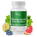 Termogeniczne tłuszcz Burner Brazylijski Lean - Weight Loss Pills dla kobiet i mężczyzn 124; Appetite Suppressant & Metabolity Booster w / Zielona herbata, Garcinia Bearly Fat, Energy & Bloating Support - 35 kapsułki