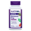Natrol Melatonina 5 Mg, 250 Szybko Rozpuścić tabletki Truskawka Flavor