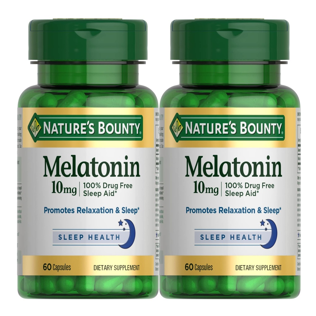 Melatonina według Bounty Nature, 60 liczenie (opakowanie po 2)