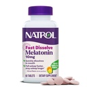 Natrol Szybkie rozpuszczenie Melatonina 10 mg, Melatonina Suplementy do niespokojnego snu, Wsparcie snu dla dorosłych, 60 Citrus-aromat tabletki, Aż do 60 Day Supply