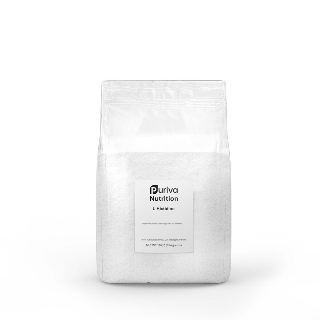 L-Histidine Powder, 1 Pound, by Puriva Nutrition