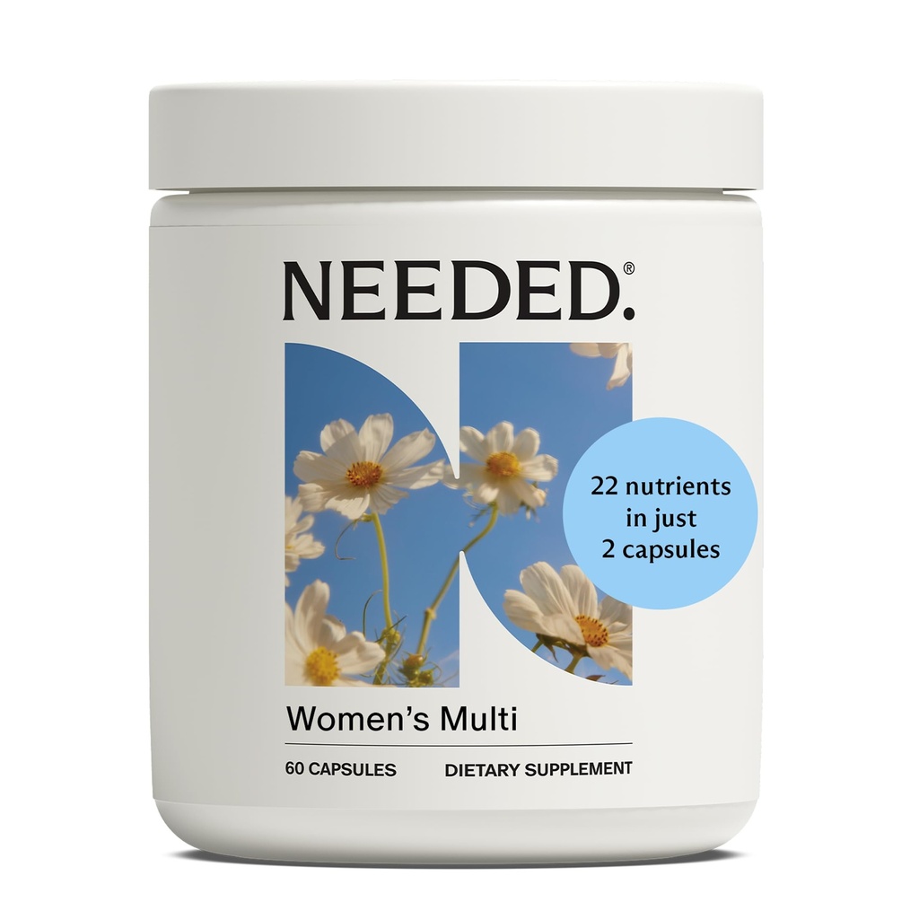 Potrzebowałem. Multiwitamina dla kobiet z 23 witaminami, minerałami i przeciwutleniaczami - Daily Womens Multivitamine - Witamina B12, B6, D3, Cholina, Wapń, Biotin, Magnez, Folate and More (90 Count)